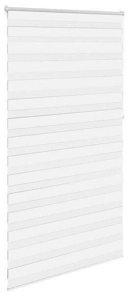 Zebrová roleta 120,9 x 230 cm, šířka látky 116,7 cm, bílá 240218