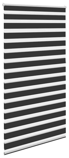 Zebrová roleta 120,9 x 230 cm, šířka látky 116,7 cm, černá 240220