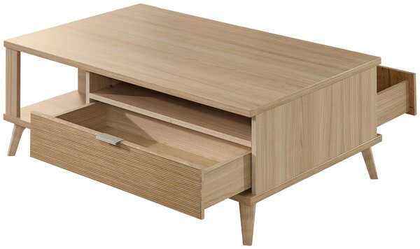 KONFERENČNÍ STOLEK, barvy dubu, kompozitní dřevo, 110/65/40 cm Stylife - Konferenční stolky