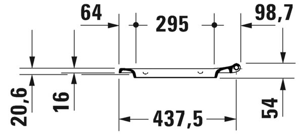 Duravit Viu - WC sedátko, Bílá 0021190000