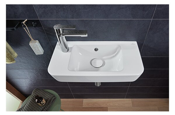 Villeroy & Boch O.novo - Umyvátko 500x250 mm, s přepadem, alpská bílá 4342L501