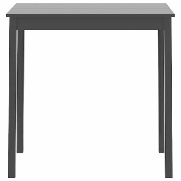 Barový stůl MDF černý 115 x 55 x 107 cm 240378