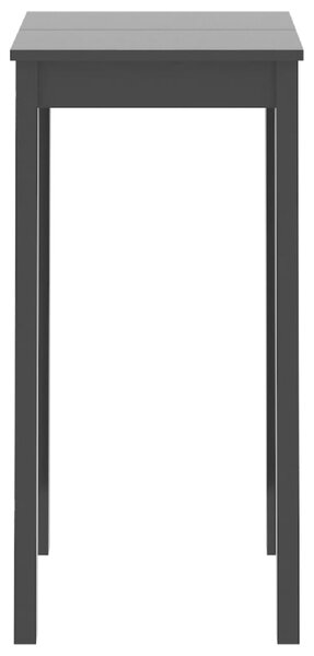 Barový stůl MDF černý 55 x 55 x 107 cm 240379