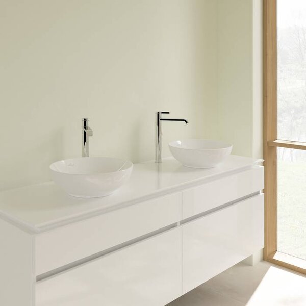 VILLEROY & BOCH Villeroy Boch Loop & Friends - Umyvadlová mísa Ø 380 mm, bez přepadu, alpská bílá 4A450101