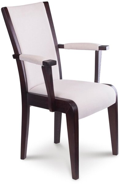 Čalouněná židle DF6 z masivního dubu