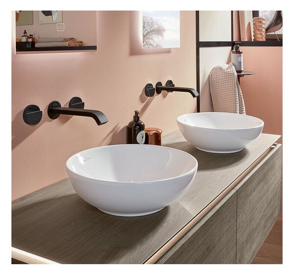 Villeroy & Boch Loop & Friends - Umyvadlová mísa Ø 420 mm, bez přepadu, alpská bílá 4A460101