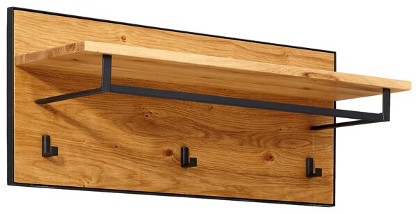 ŠATNÍ PANEL, antracitová, barvy dubu, divoký dub, 85/30/28 cm Linea Natura - Šatní panely