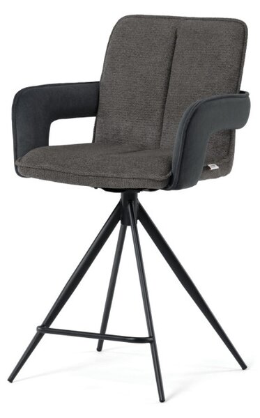 Barová židle otočná 180° AUB-F1146 GREY2 šedá