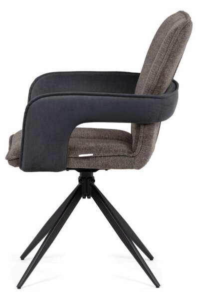 Jídelní židle otočná 180° DCH-F1146 GREY2 šedá