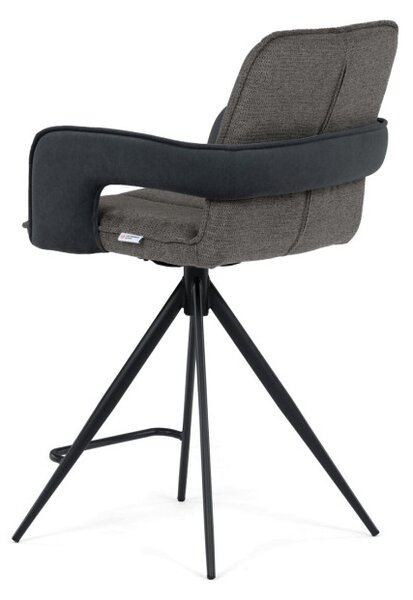 Barová židle otočná 180° AUB-F1146 GREY2 šedá