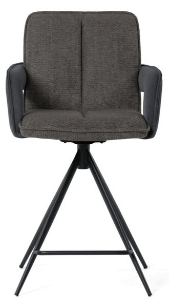 Barová židle otočná 180° AUB-F1146 GREY2 šedá