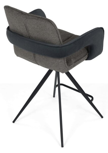 Barová židle otočná 180° AUB-F1146 GREY2 šedá