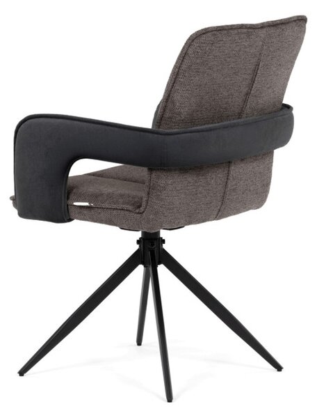 Jídelní židle otočná 180° DCH-F1146 GREY2 šedá