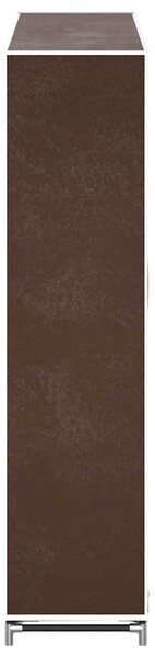 Látkový botník s potahem 45 x 150 x 176 cm hnědý 240494