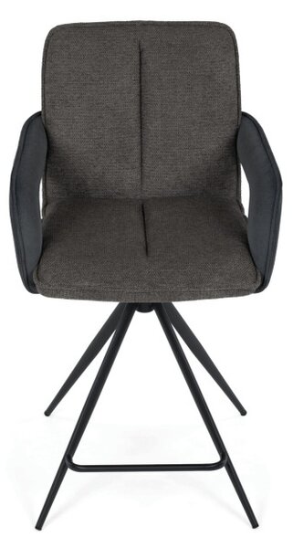 Barová židle otočná 180° AUB-F1146 GREY2 šedá