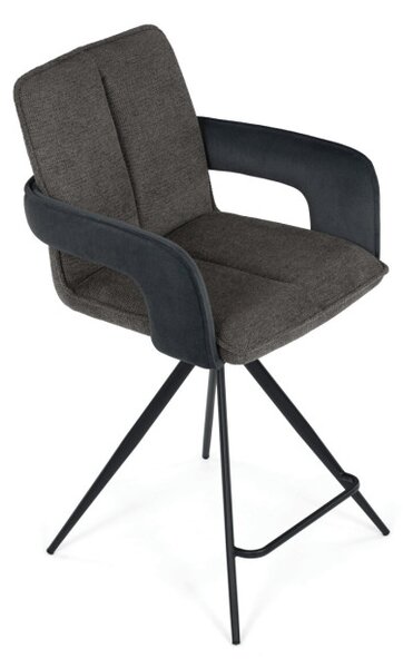 Barová židle otočná 180° AUB-F1146 GREY2 šedá