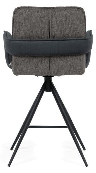 Barová židle otočná 180° AUB-F1146 GREY2 šedá