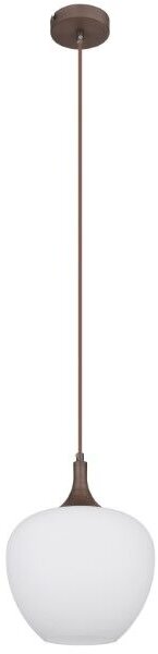 GLOBO 15548HC MAXY závěsné svítidlo D240mm 1xE27 kávová, bílá