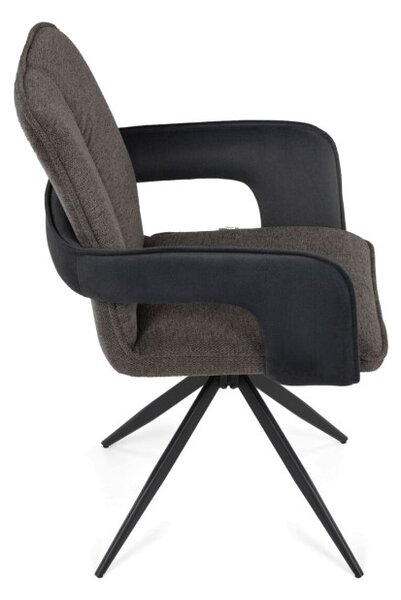 Jídelní židle otočná 180° DCH-F1146 GREY2 šedá