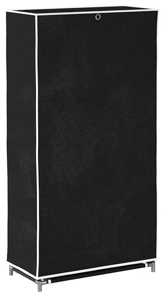 Látkový botník uzavíratelný 58 x 28 x 106 cm černý 240503