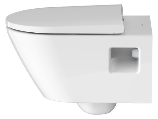 Duravit D-Neo - Závěsné WC Rimless®, 540x370 mm, bílá 2578090000