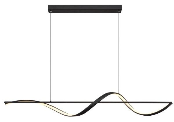 GLOBO 67207-24 VIOLINO závěsné svítidlo LED 24W/1000lm 3000K černá, opal