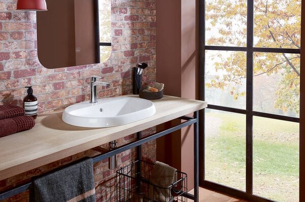 Villeroy & Boch Architectura umyvadlo 60x45 cm oválné zápustný bílá lesk 5A666001