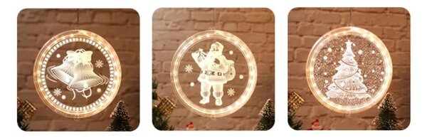 Sváteční LED dekorace - 311382A zvonek