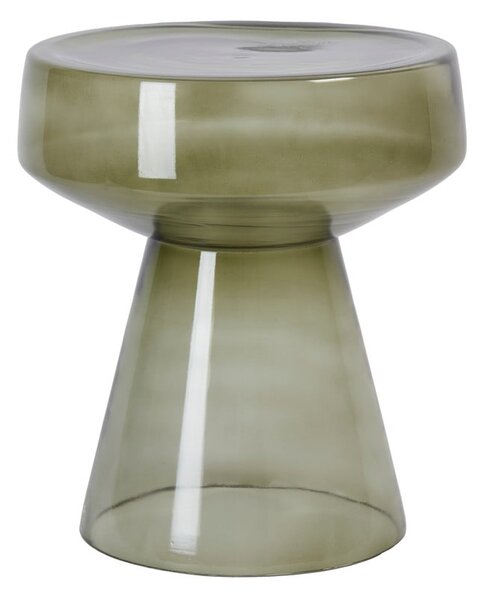 Skleněný kulatý odkládací stolek ø 37 cm Dakwa – Light & Living