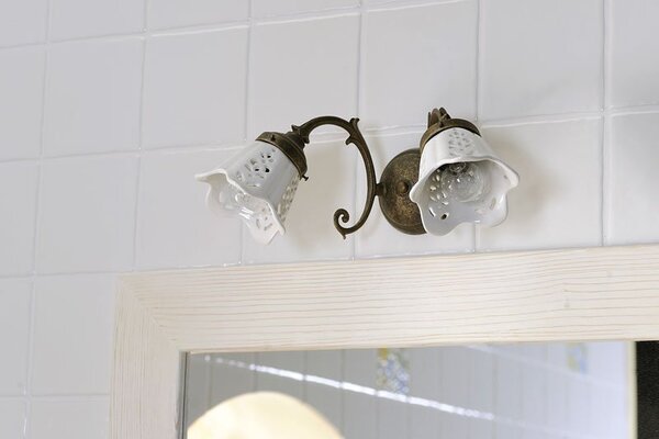 Sapho Sapho, BARI svítidlo E14, 40W, 230V, keramické stínítko, bronz, MC811
