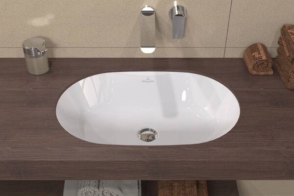 Villeroy & Boch Architectura umyvadlo 57x37.5 cm oválné pod pult bílá lesk 5A766001