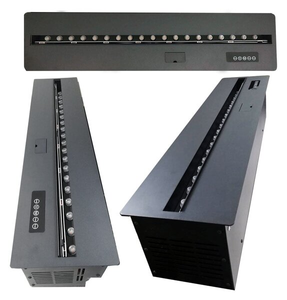 Krbové vložky s párou, ElectricSun MISTique malý, LED 8 barev, s aplikací, se zvukem, 60 cm