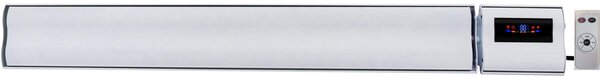 2800W a 1400W ElectricSun bílý infrazářič s termostatem, elektrický ohřívač pro montáž na stěnu a strop, s aplikací Smart Life, 180x15cm