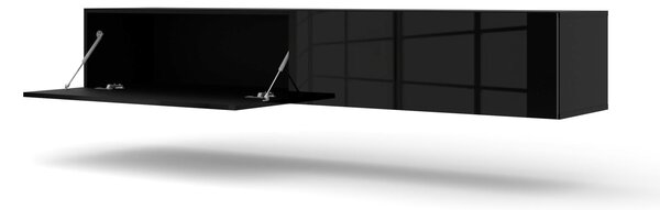 TV stolek/skříňka Banksy 180 (černá lesklá)