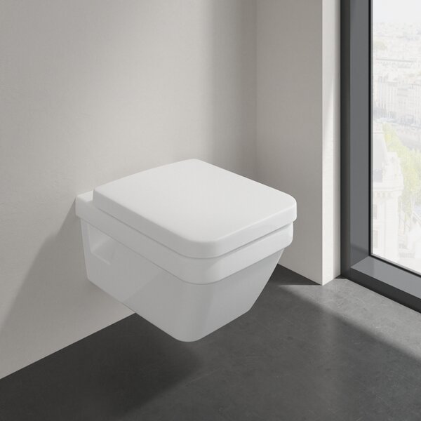 Villeroy & Boch Architectura Combi-Pack - SET Závěsné WC + sedátko SoftClosing, alpská bílá 5685HR01
