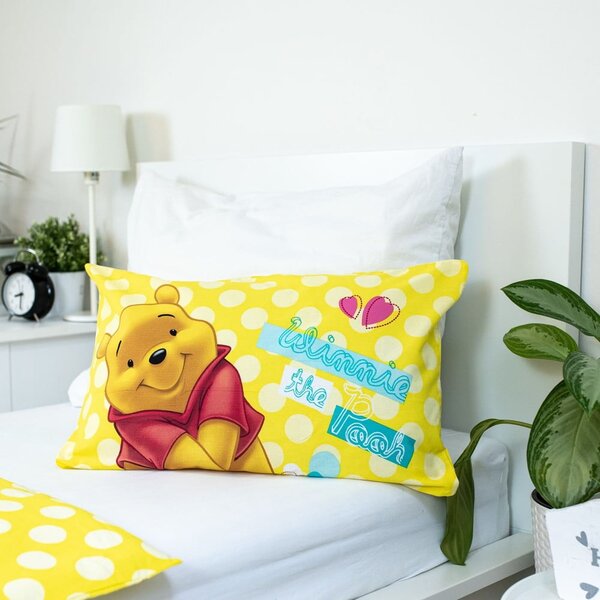 Žluté bavlněné dětské povlečení do postýlky 135x100 cm WTP "Smile" – Jerry Fabrics