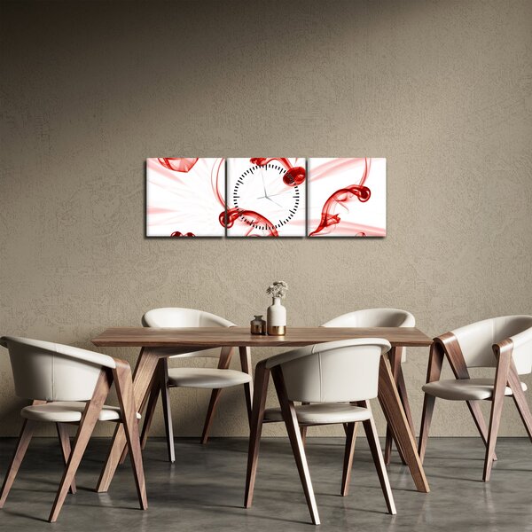 Oraz srdce z kouře (s hodinami) (90x30 cm)