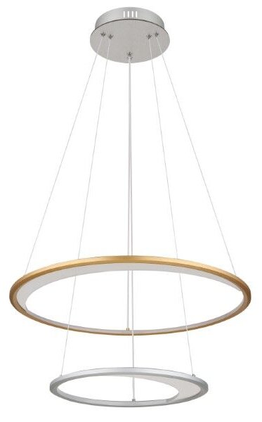 GLOBO 67333-44H UMBRA závěsné svítidlo D617mm LED 40W/2127lm 2700-6500K stříbrná, zlatá, bílá, dálkový ovladač