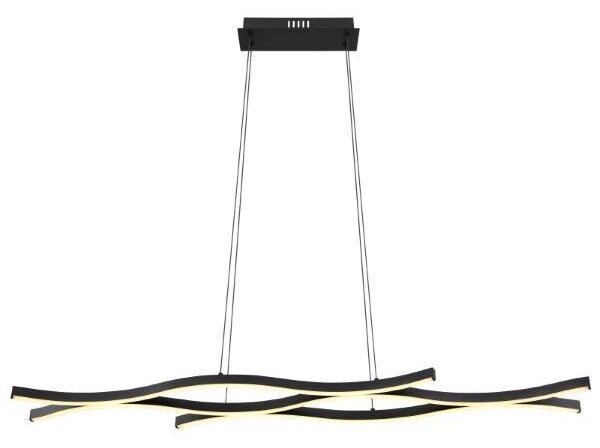 GLOBO 67206H GERONIMO závěsné svítidlo LED 35W/1270lm 3000K matná černá