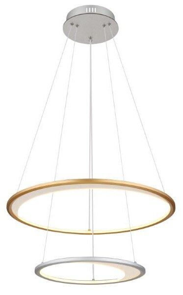 GLOBO 67333-44H UMBRA závěsné svítidlo D617mm LED 40W/2127lm 2700-6500K stříbrná, zlatá, bílá, dálkový ovladač