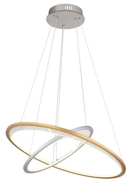 GLOBO 67333-44H UMBRA závěsné svítidlo D617mm LED 40W/2127lm 2700-6500K stříbrná, zlatá, bílá, dálkový ovladač