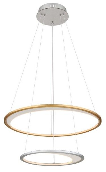 GLOBO 67333-44H UMBRA závěsné svítidlo D617mm LED 40W/2127lm 2700-6500K stříbrná, zlatá, bílá, dálkový ovladač