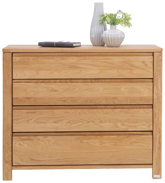 KOMODA, divoký dub, divoký dub, 105/86/45 cm Linea Natura - Široké komody