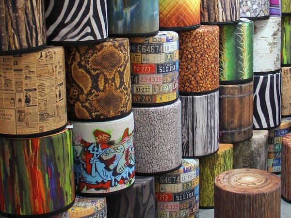 Colours Taburet, Kempas