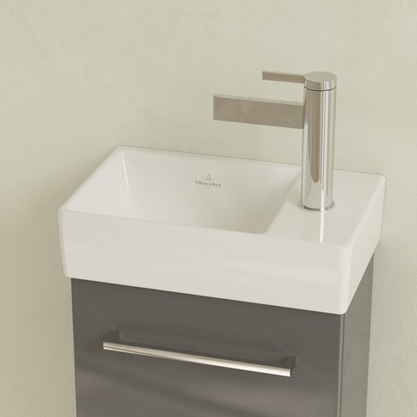 Villeroy & Boch Avento - Umyvátko 360x220 mm, bez přepadu, alpská bílá 43003L01