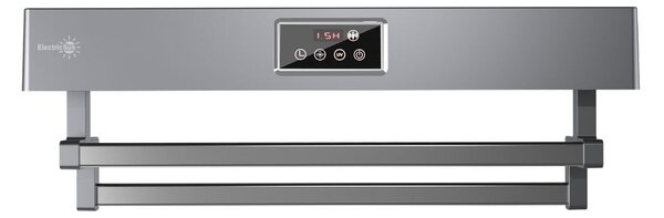 Sušák ručníků s UV sterilizátorem ElectricSun Standard Grey, 450 W, do koupelny nebo kuchyně, nástěnný, 60 cm
