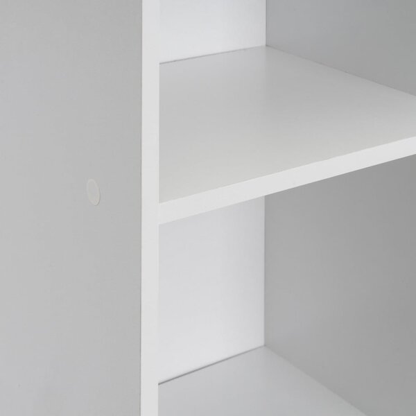 Bílá knihovna 30x106x24 cm Cube – Casa Selección