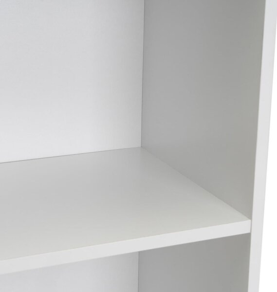 Bílá knihovna 30x106x24 cm Cube – Casa Selección