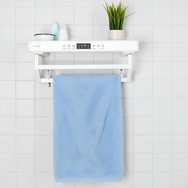 Sušák ručníků s UV sterilizátorem ElectricSun PREMIUM White, 450 W, do koupelny nebo kuchyně, nástěnný, 60 cm