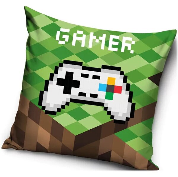 Dekorační polštář Minecraft Gamer - 40 x 40 cm